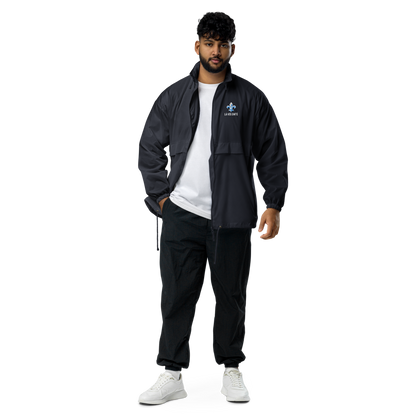 Coupe-vent Unisexe “La Volonté” – Logo Brodé Bleu