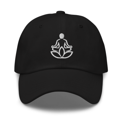 Casquette “La Volonté” – Symbole Méditation Brodé (Noir)