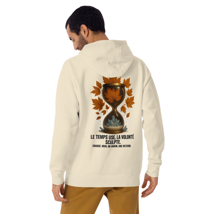 Hoodie “Sablier – La Volonté” (Bone)