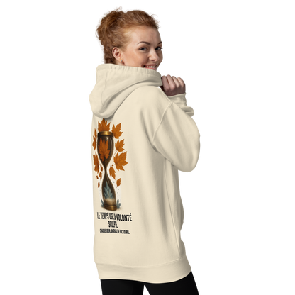 Hoodie “Sablier – La Volonté” (Bone)