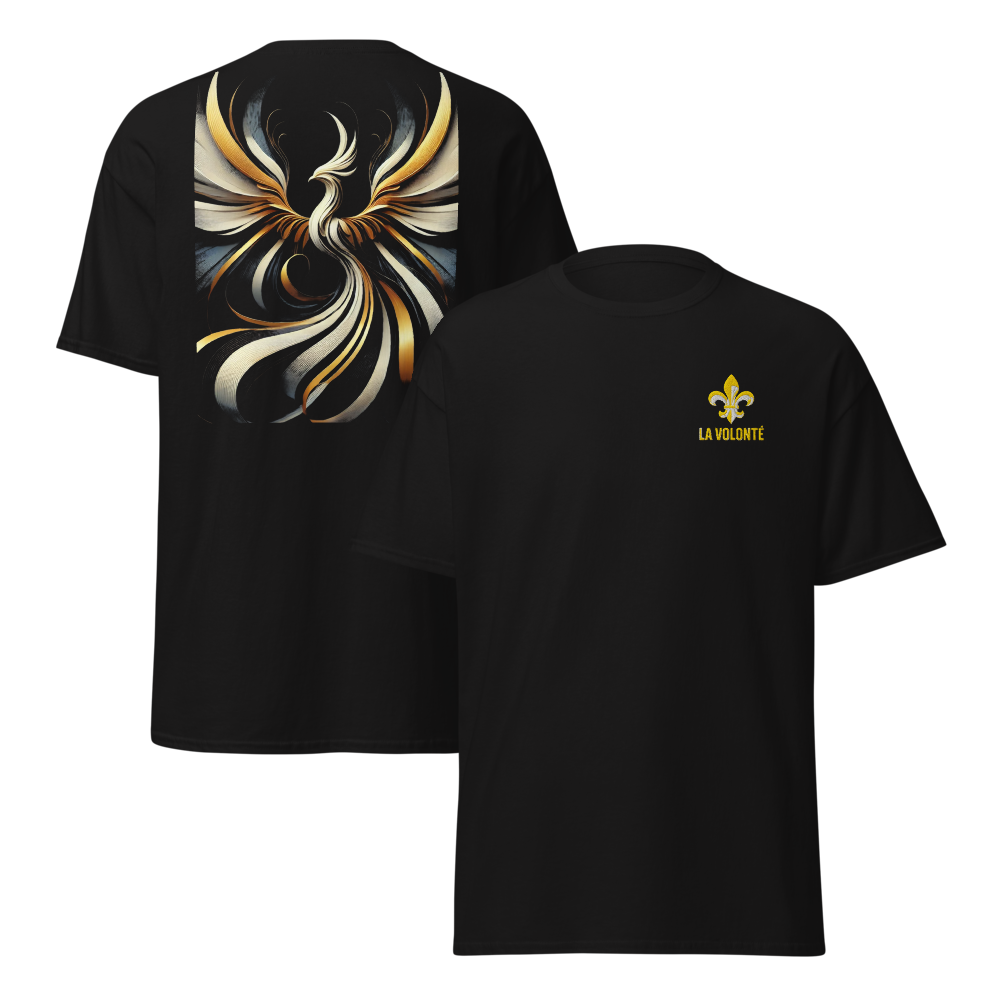 T-shirt Phénix · La Volonté (Noir & Blanc)